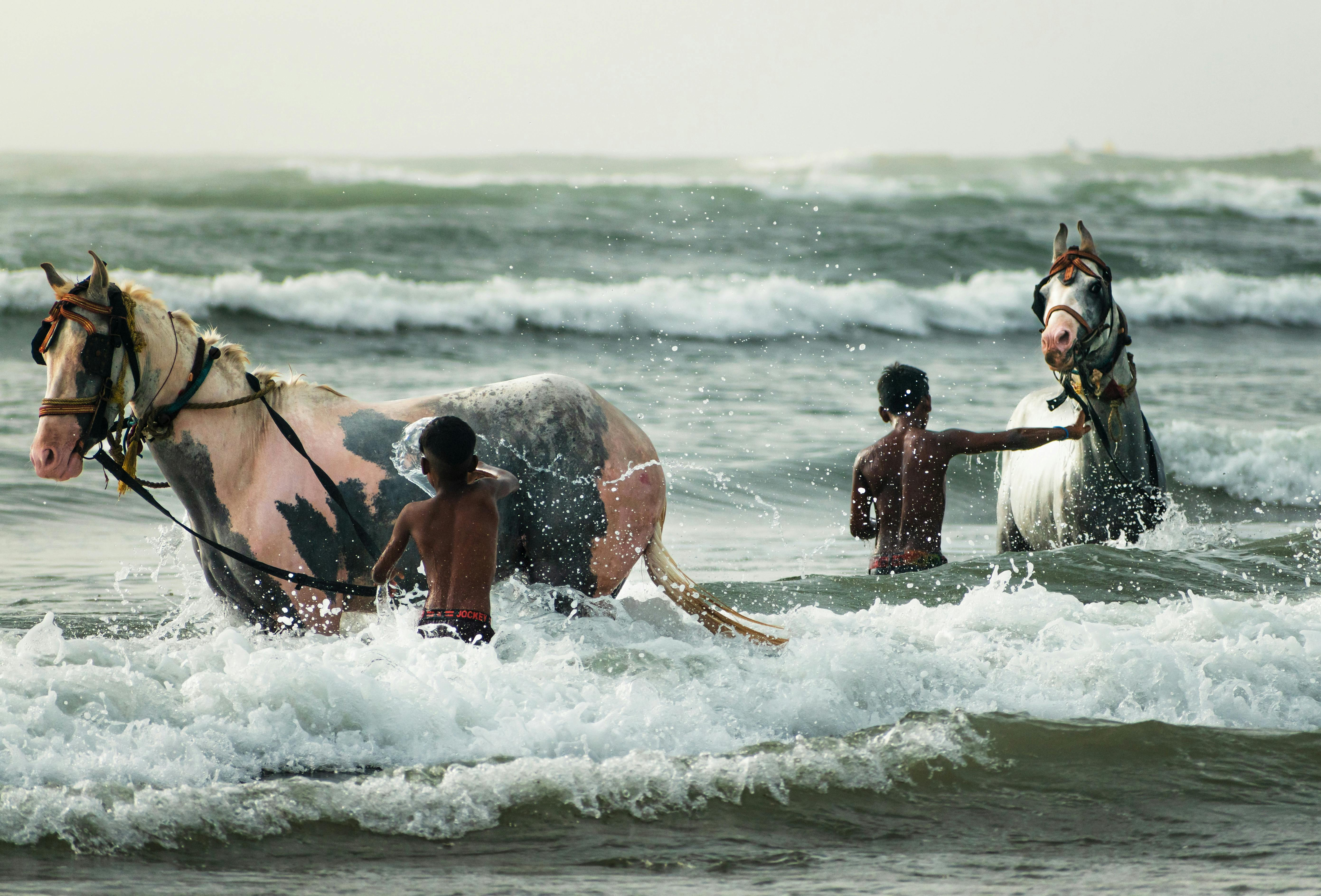 Sunrise view at Marina Beach, Tamil Nadu